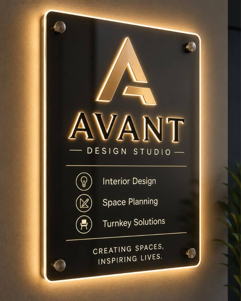 Acrylic Sign Board